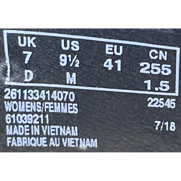 Clarks Channing Ann Black Leather Zip Comfort Loafer Shoes Women Size 9.5M - Picture 10 of 10